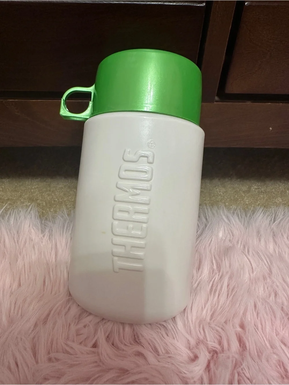 Vintage Disney's A Bug's Life Plastic Green Lunch Box With Thermos